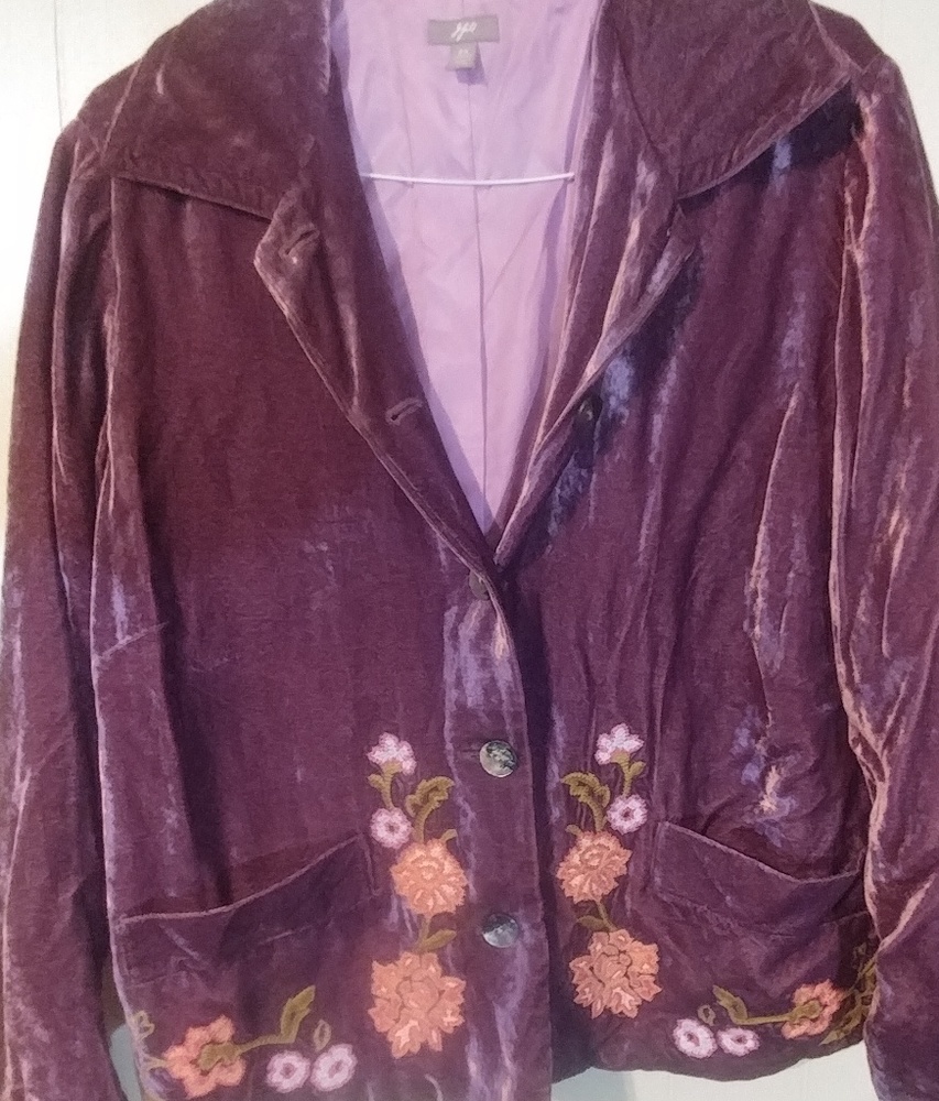 Velvit embroided J.Jill jacket
