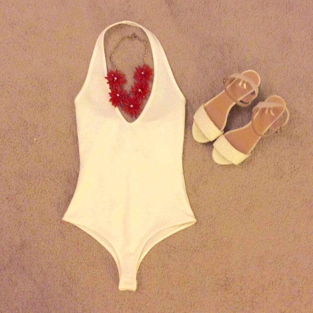 *SOLD* Cream Tobi bodysuit