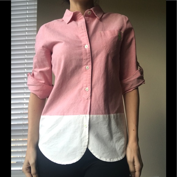 ⭐️US Polo Women’s Shirt pink/white - Picture 3 of 7