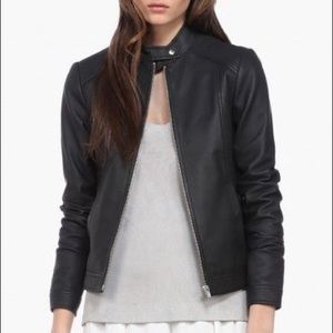 Soia & Kyo Dree Moto Leather Jacket XXS