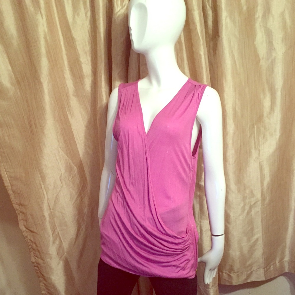 Guess surplice side zip top