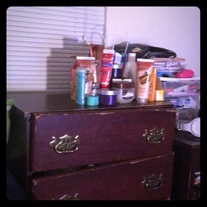 Shoes, lotions, beauty products