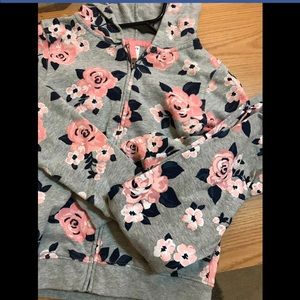 Floral hoodie and matching leggings