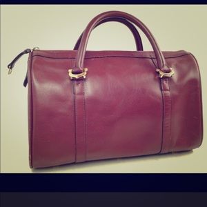 Cartier vintage Bordeaux purse
