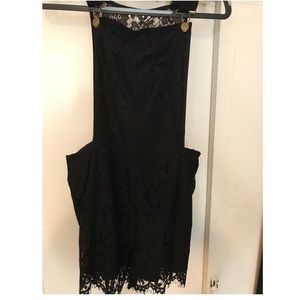 Lace overalls