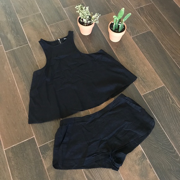 BDG Other - Urban Outfitters Matching Black Short & Tank Set