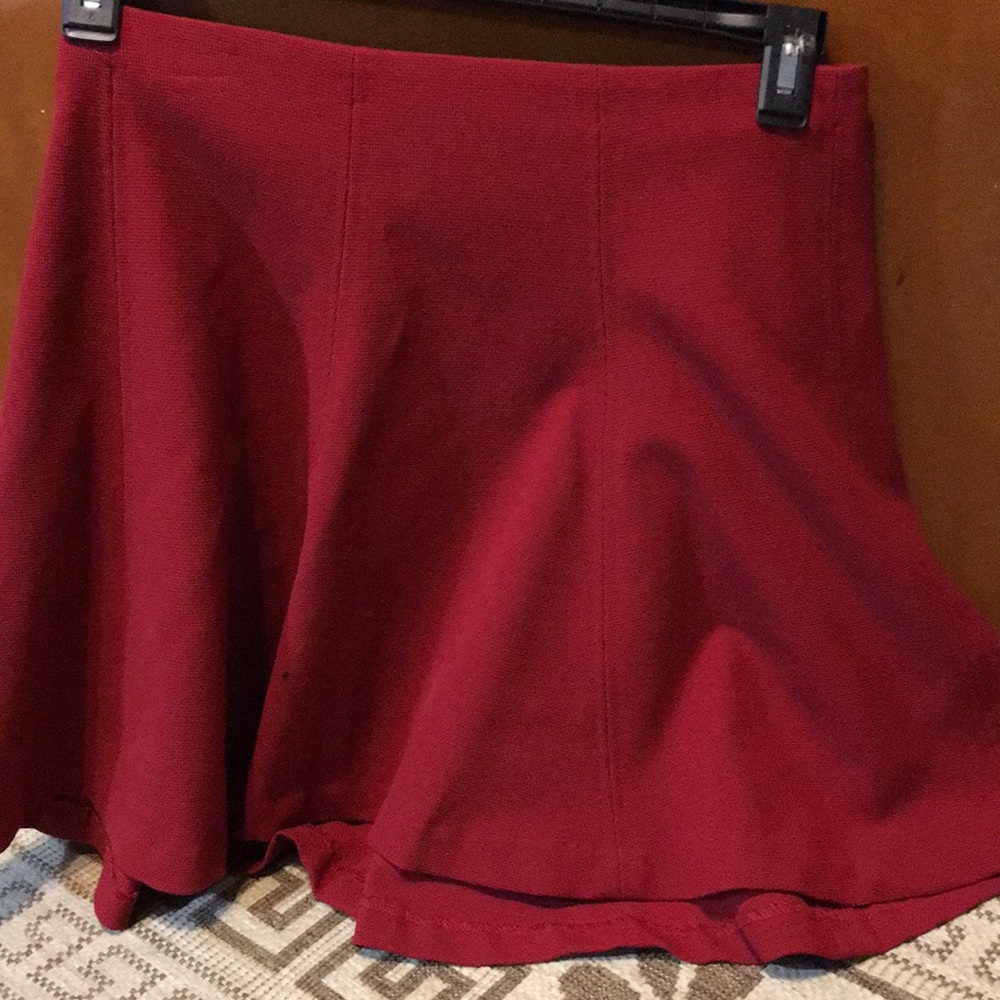 Cute Red Mini Skirt