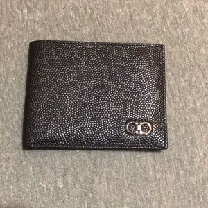 Black Ferragamo bi-fold wallet