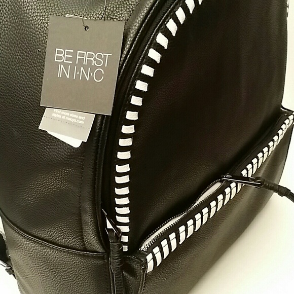 INC Charlii Blk Backpack - Picture 4 of 5