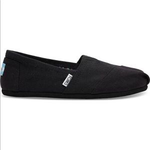 Toms Black Slip-on Sneakers