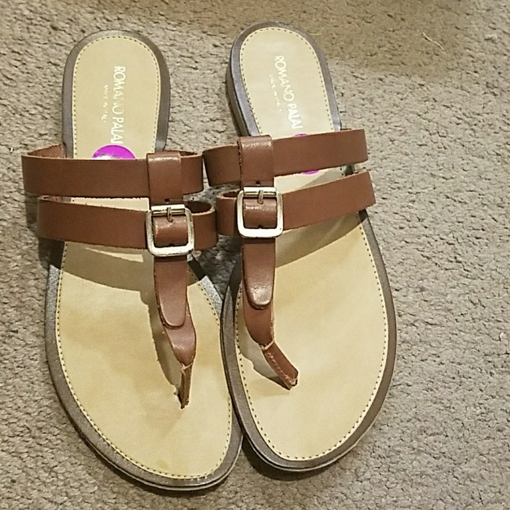 Romano Palai leather sandals