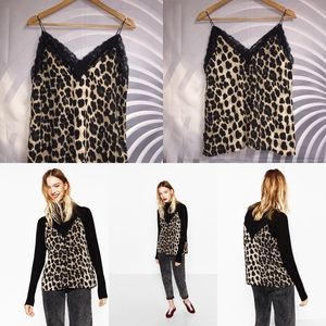 Animal Print Camisole Top