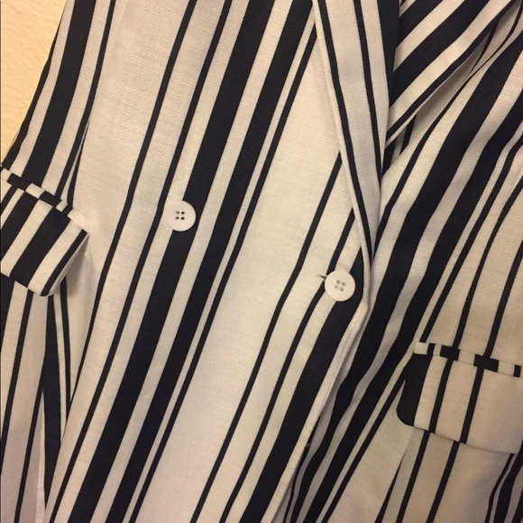 JOA striped romper NWT