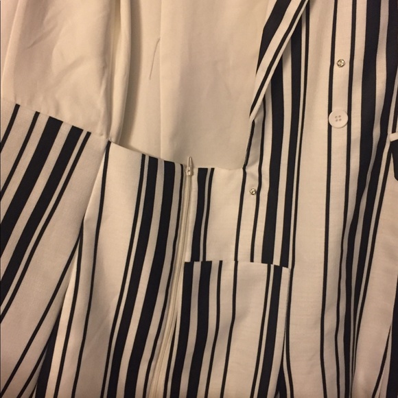 JOA striped romper NWT