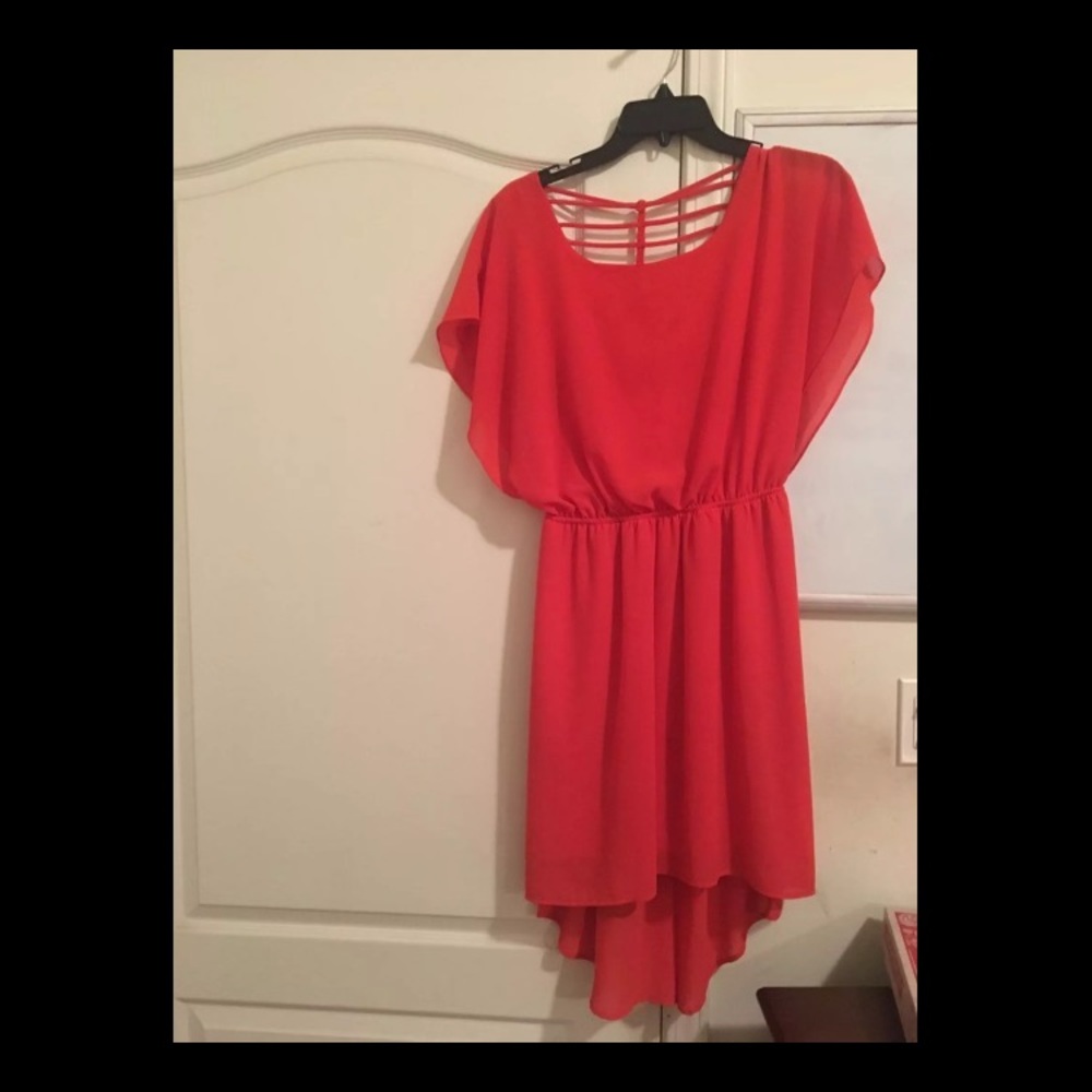 Coral dress