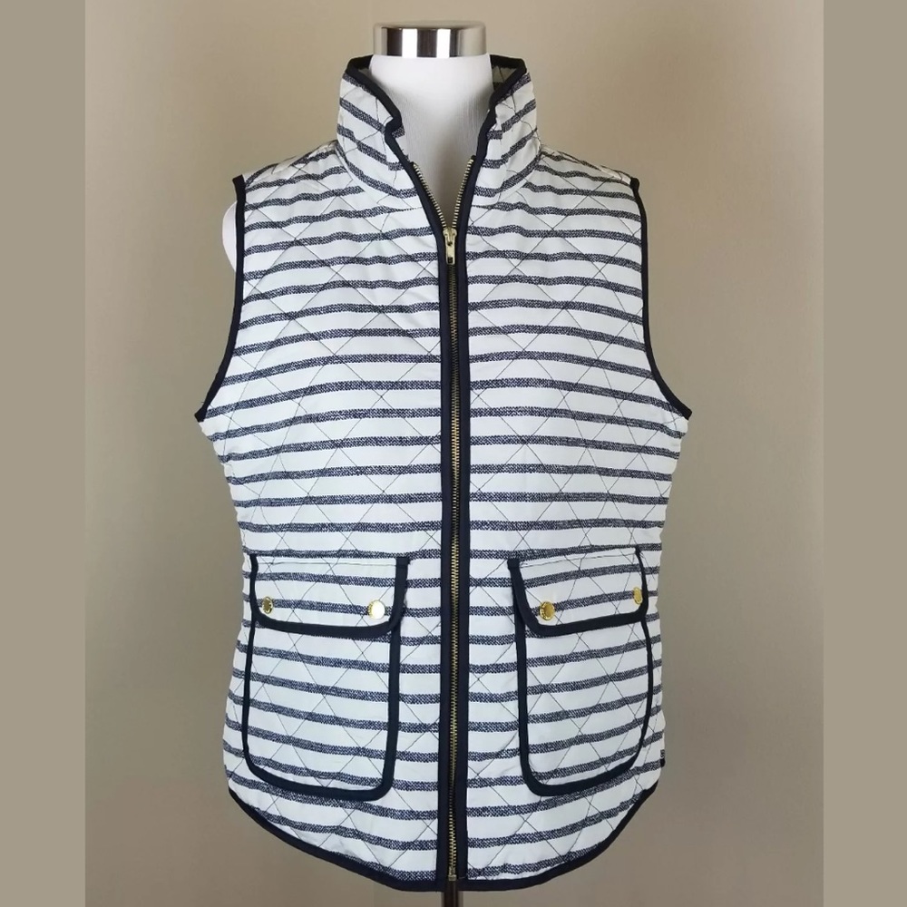 CAMBRIDGE DRY GOODS Striped Quilted Vest