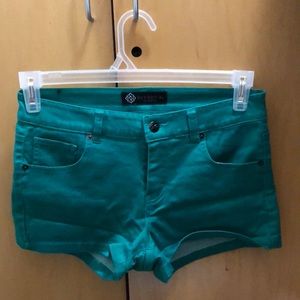 Brand new green Mayden. K Shorts.