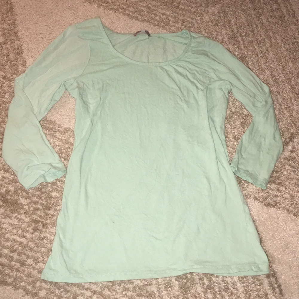 Charlotte Russe Light blue Long sleeve shirt