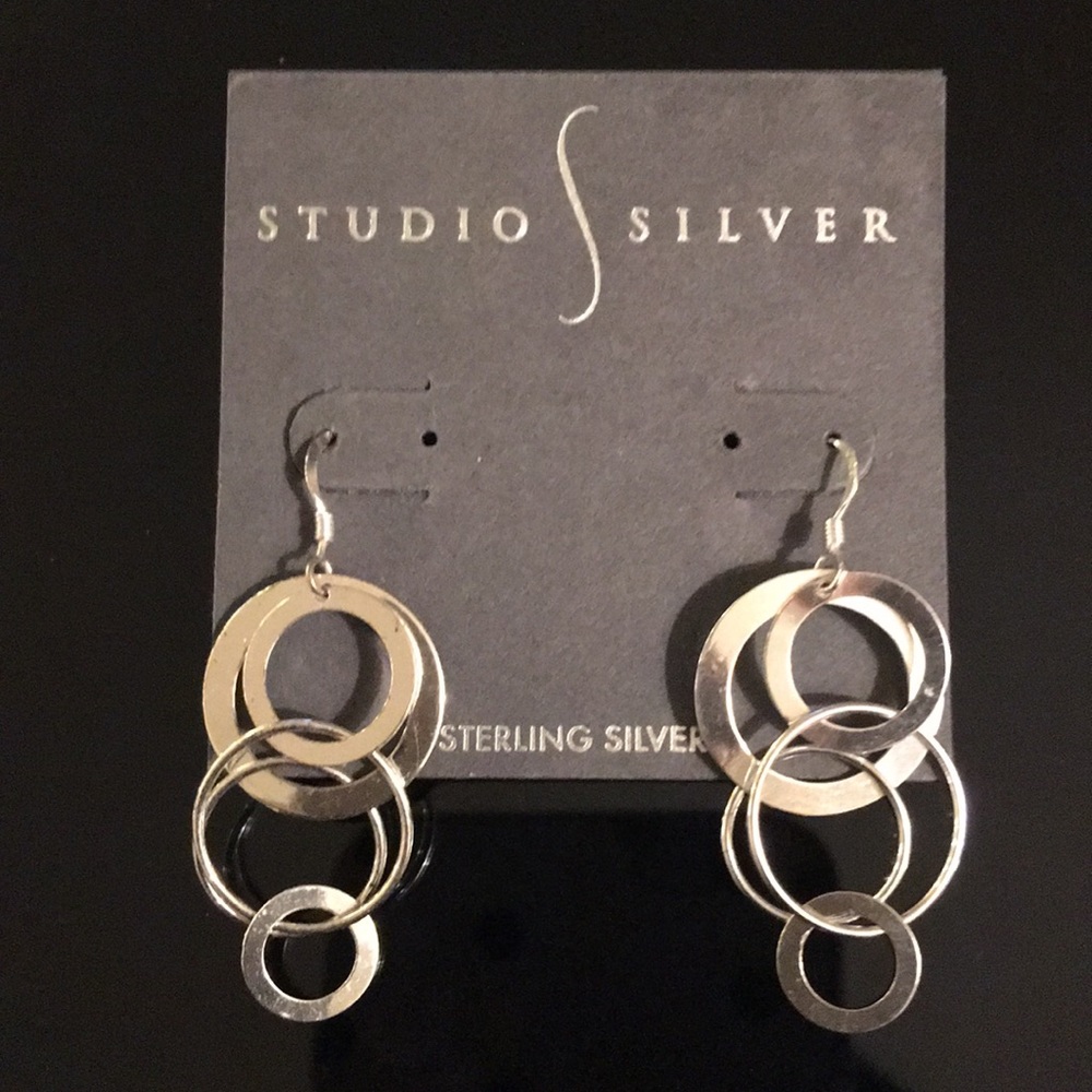 NWT Studio Silver Earrings. A-47