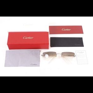 Cartier C Decor Sunglasses - Grey/White