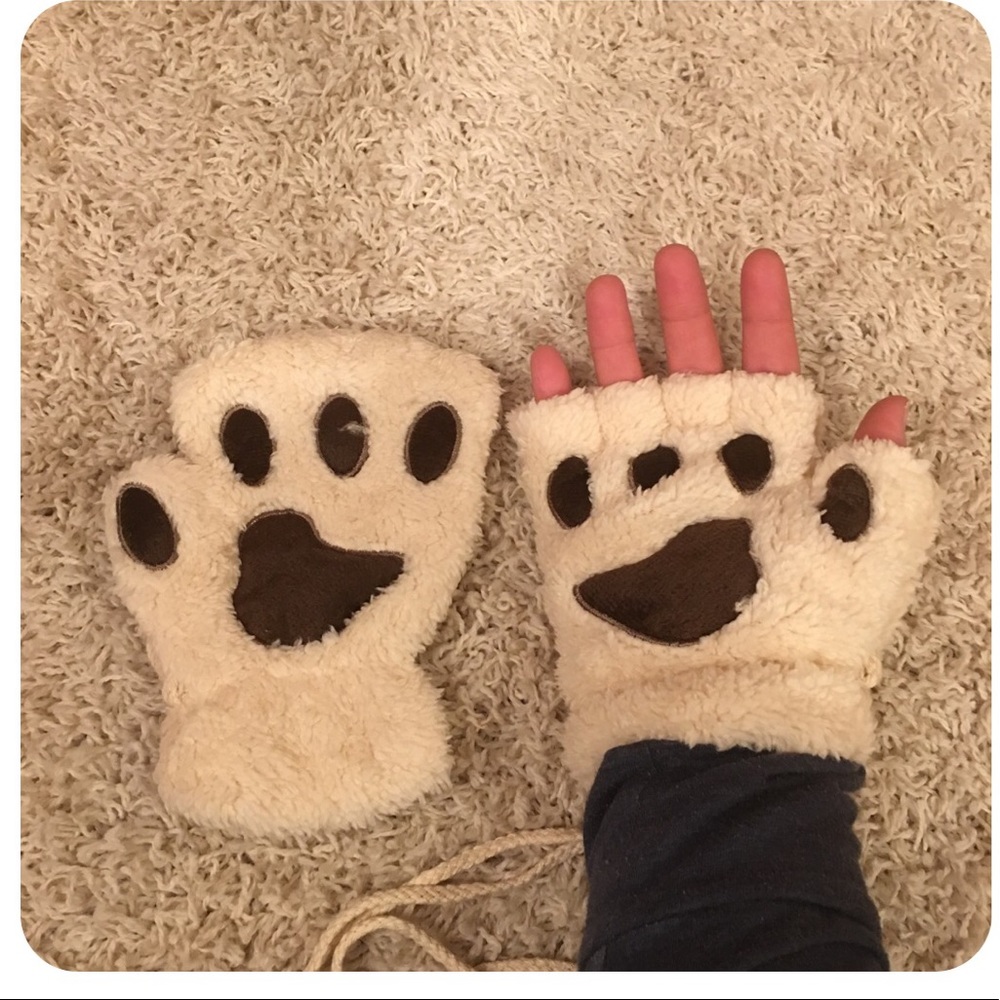 Fingerless Paw Gloves - Picture 5 of 5