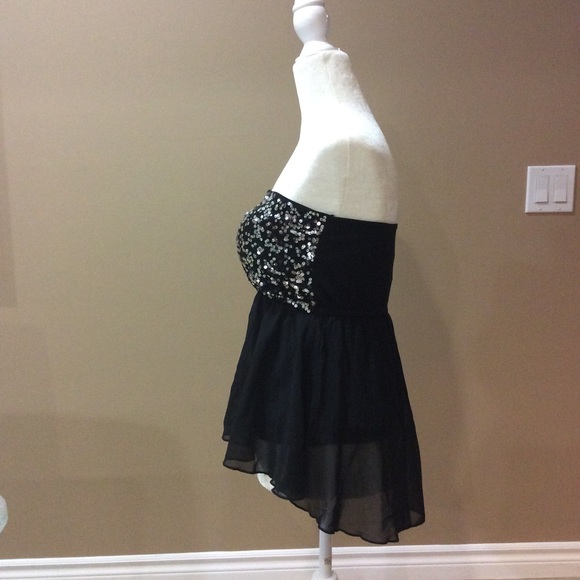 Rue 21 Strapless Sequined sz Small - Picture 2 of 4