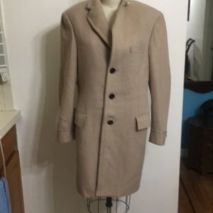 Burberry mens overcoat wool