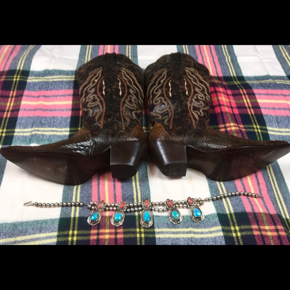 Corral Python Brown Boots - image 4