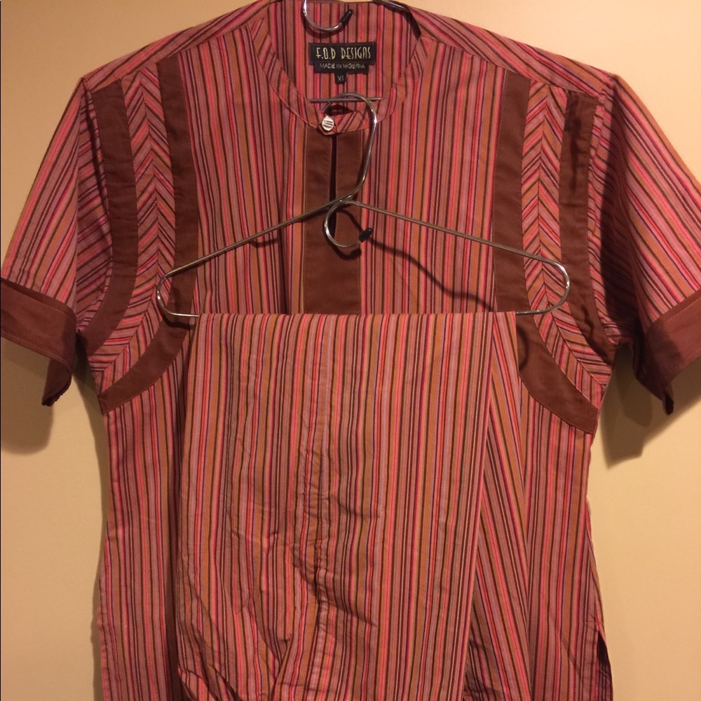 Two piece African Suit