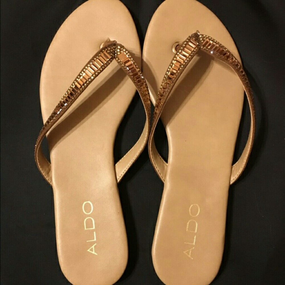 Gold ALDO sandals
