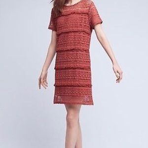 ANTHROPOLOGIE | Fringed lace tunic