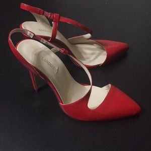 Loslandifen red sling pump size 38