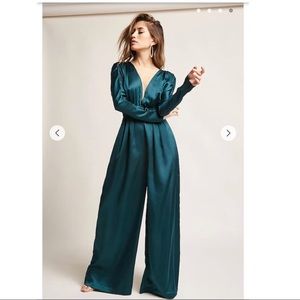Satin Palazzo Jumpsuit