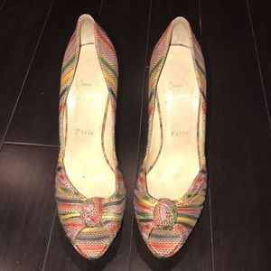 AUTHENTIC multicolor Christian louboutins