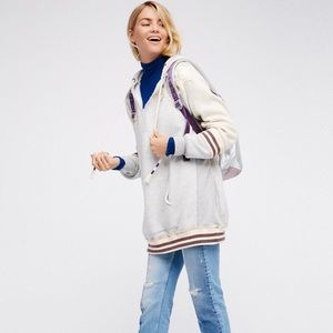 Free People Varsity Embroidered Pullover