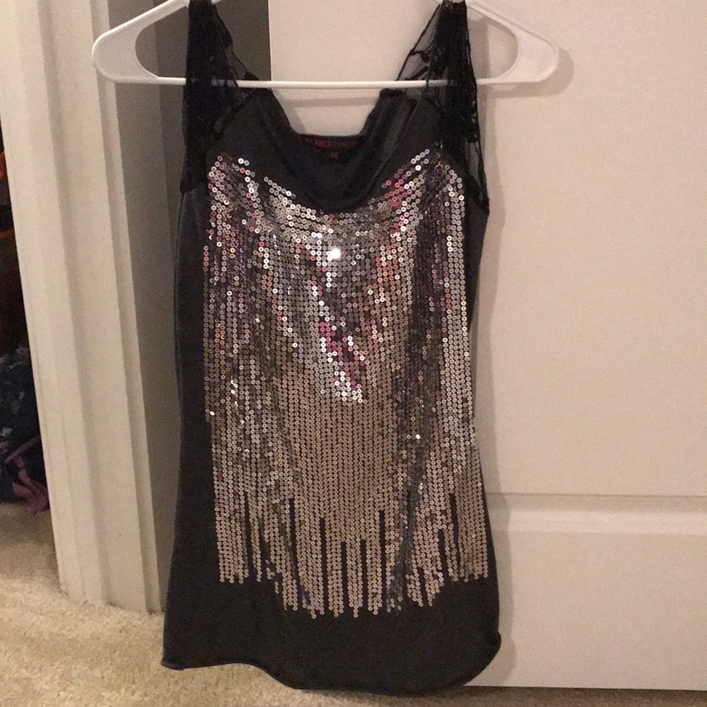 Rock & Roll Cowgirl gorgeous sequence shirt