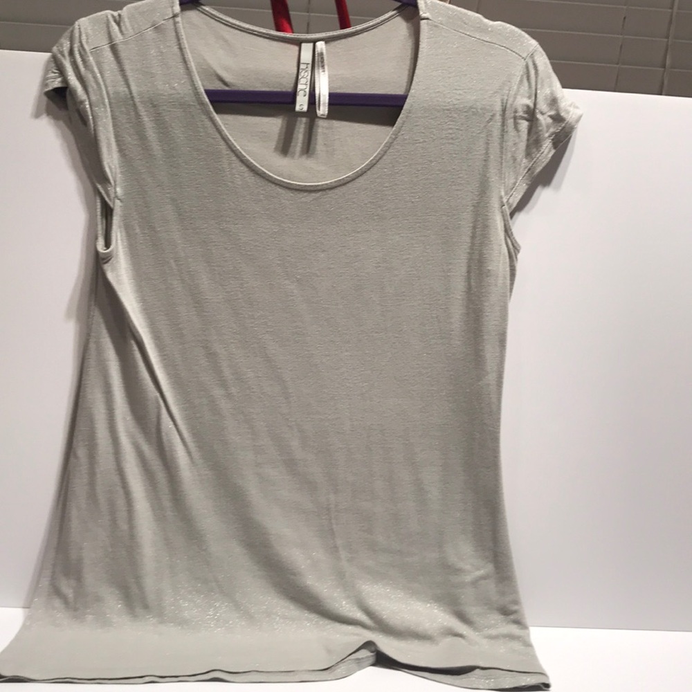 Kische Light gray sparkle T-shirt