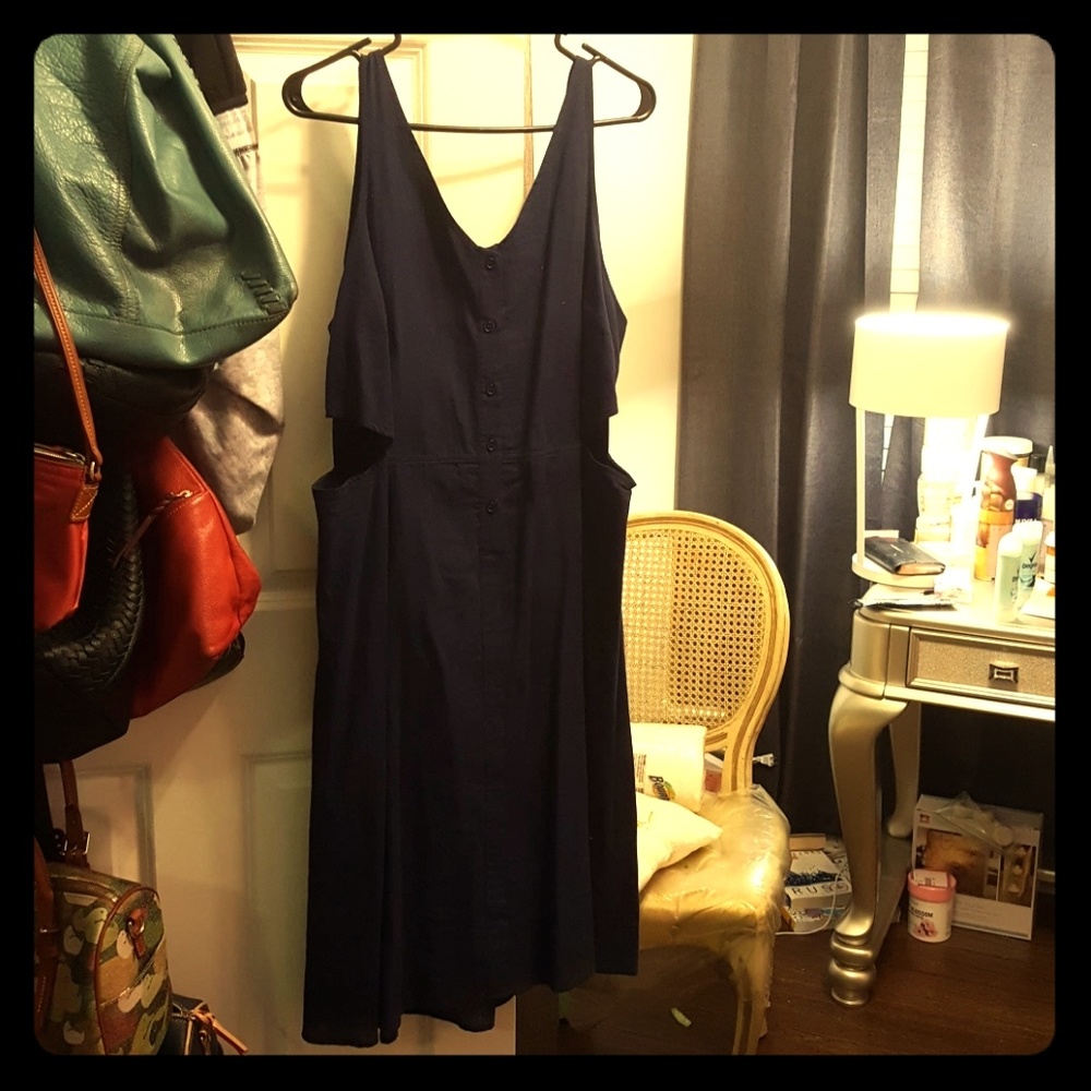Lane Bryant side cut out dress
