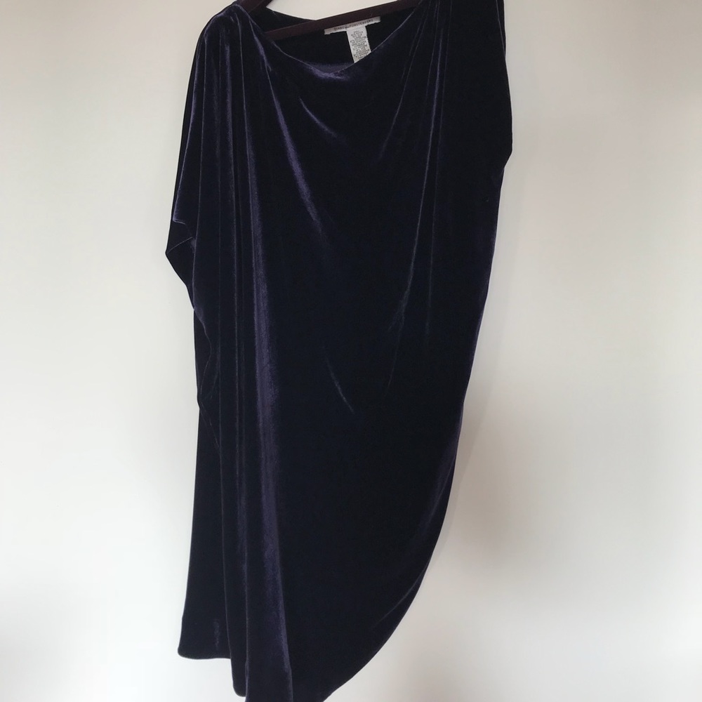 Diane von Furstenberg velvet dress