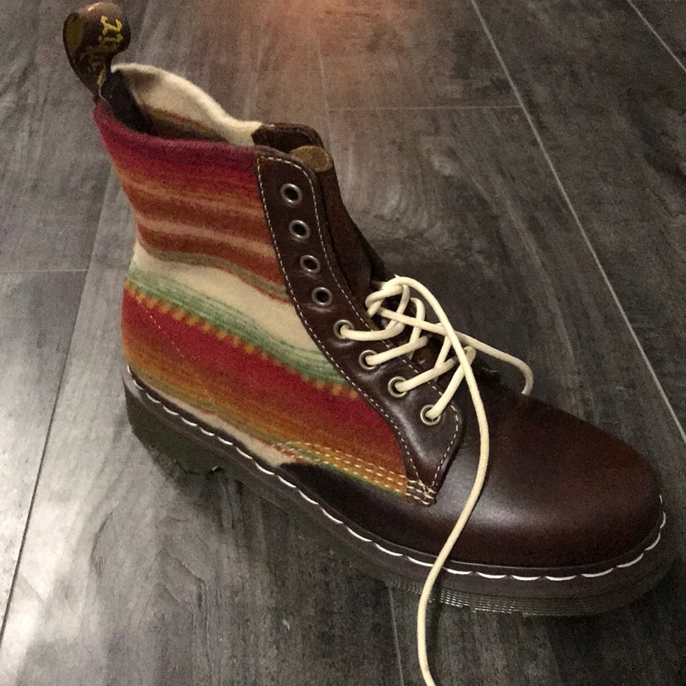 Dr. Martens boots  Pendleton design