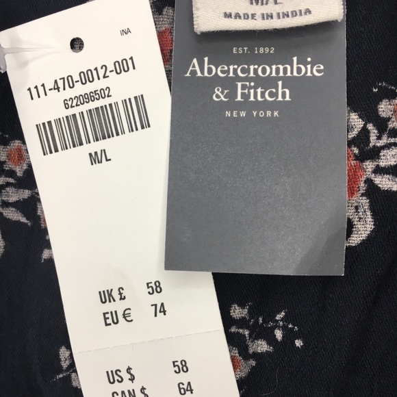 NEW Abercrombie & Fitch Shawl - Picture 5 of 5