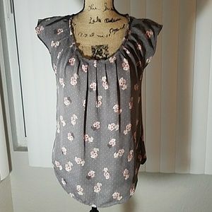 Lauren Conrad floral blouse