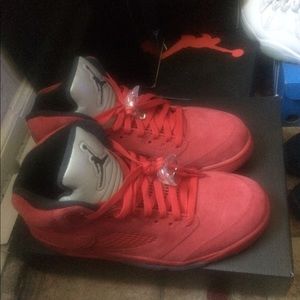 Red Jordan 5s 100% authentic