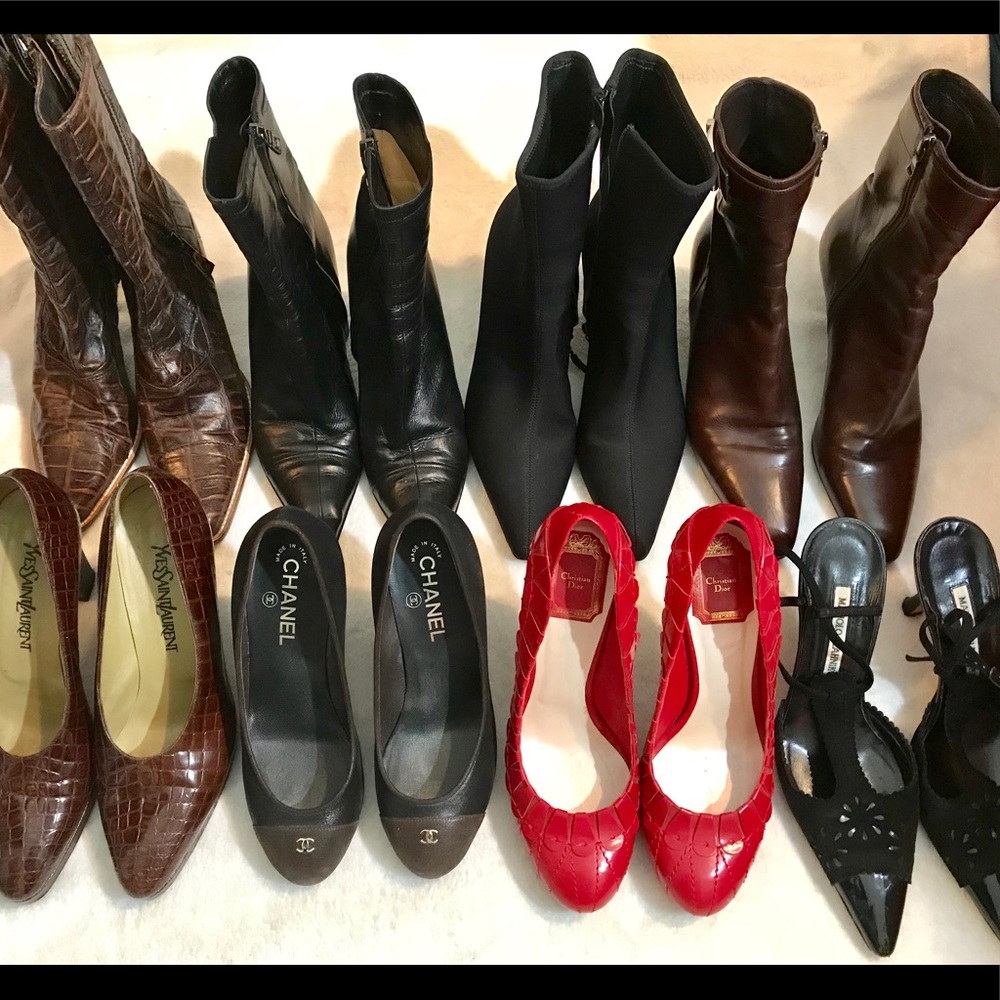 Chanel, Prada Miu miu Dior Manolo Blahnik & YSL