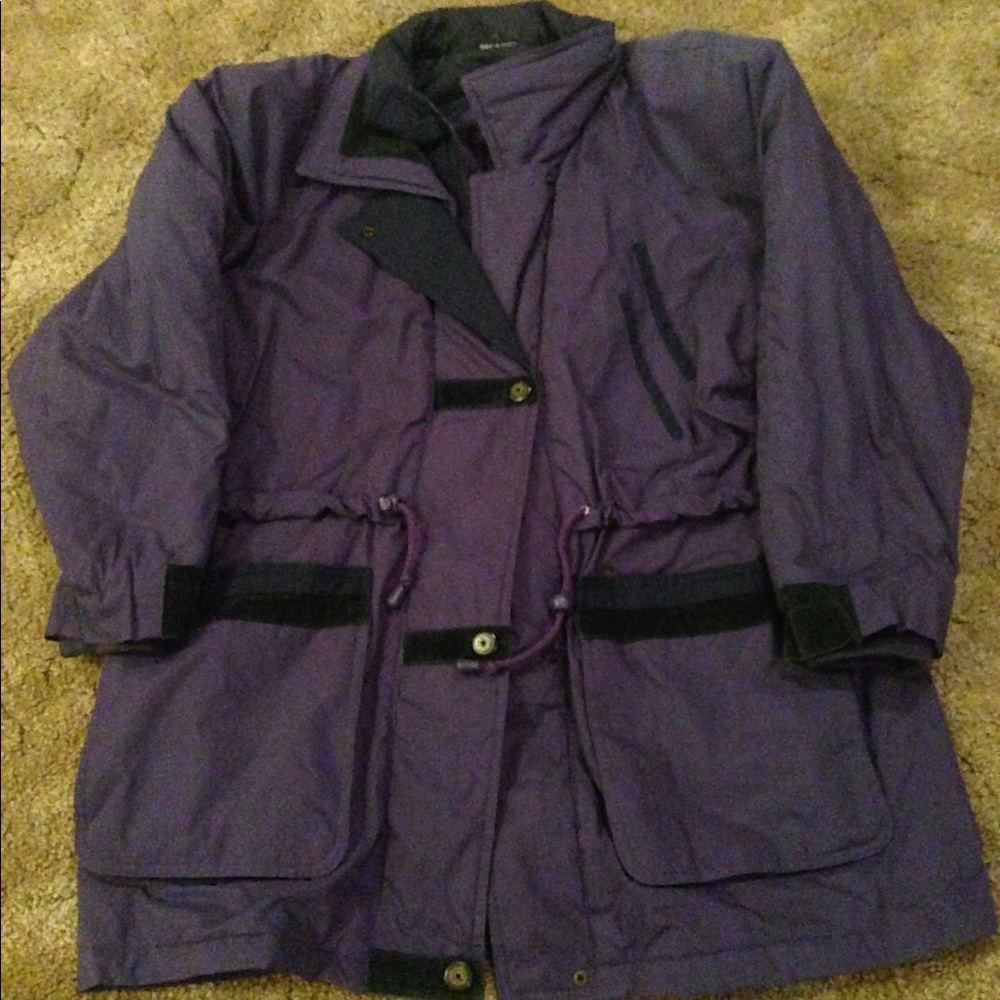 Purple coat size large
