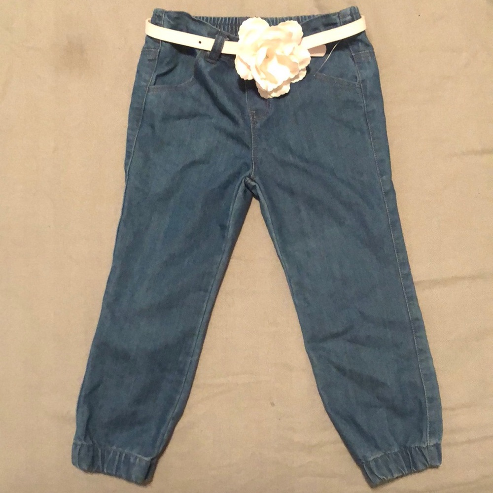 Cargo styled jeans for toddle girl
