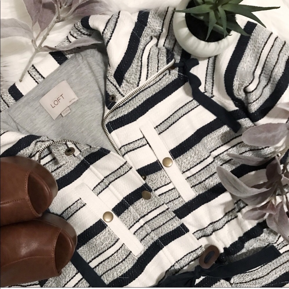 Loft striped jacket