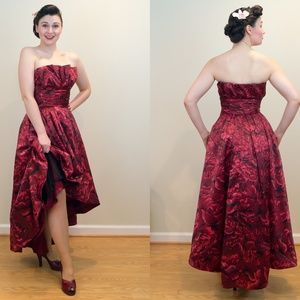 Red Rose Stunning Evening Gown / Prom Dress