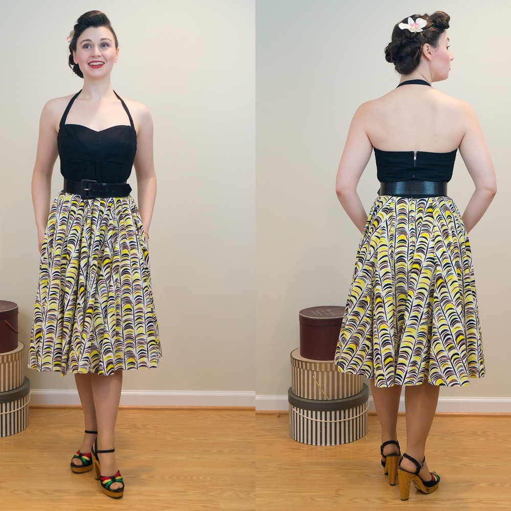 “Girls From Savoy” for Anthropologie Halter Dress