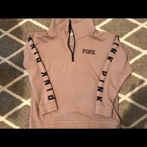 Victoria’s Secret PINK 3/4 Zip Sweatshirt size L!